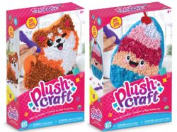 PLUSHCRAFT OREILLER JOYEUX CHIEN OU CUPCAKE ASST